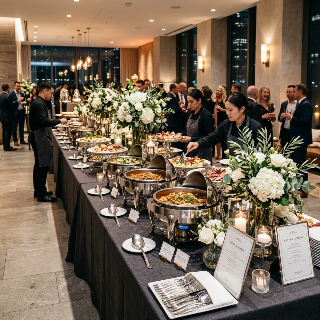 Kurumsal etkinlik catering hizmeti